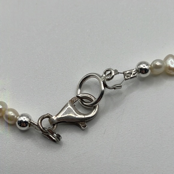 ARTISAN RED CORAL, LAPIS, PEARL, AND STERLING SILVER 20” NECKLACE - Picture 9 of 9